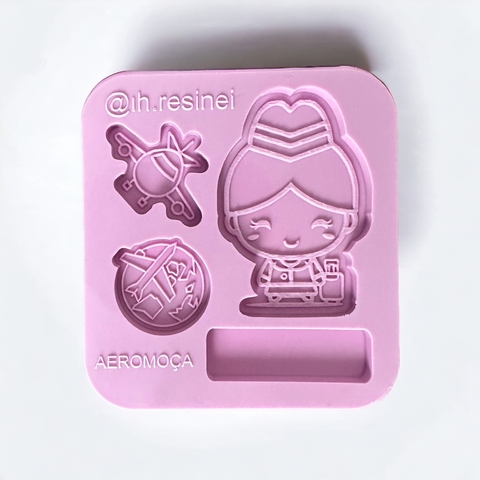 Porta - Crachá Aeromoça