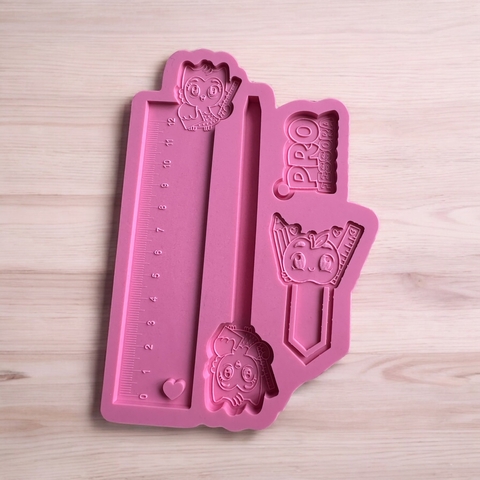 Molde de silicone Kit Professora