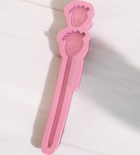 Molde kit coração caneta + chaveiro - comprar online