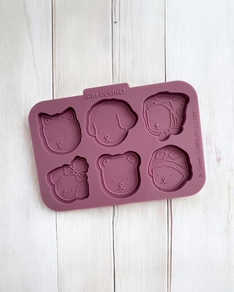 Molde carinhas 2,5cm bobbie goods - comprar online