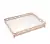 Bandeja Cobre Em Metal Com Espelho 16x16x5