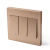 Conjunto fit Clean 3 Interruptores Pequenos Simples - 2x2,5 - Rosé Gold