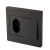 Conjunto fit Soft 1 Interruptor Simples + 1 Tomada 20A - 2x2,5 - Preto