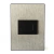 Conjunto 1 Interruptor Médio Simples - 4x2 - Aço Escovado - Linha Steel - comprar online