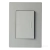 Conjunto 1 Interruptor Grande Paralelo - 4x2 - Cinza escuro - Linha Classic - comprar online