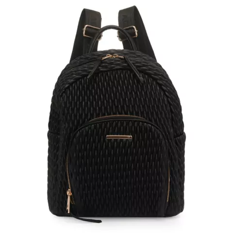 MOCHILA FEMININA GRANDE MATELASSE COM BOLSO FRONTAL