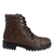 COTURNO FEMININO COURO MILITAR CANO BAIXO