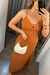 VESTIDO FEMININO PURA MANIA MIDI COM RECORTES E DETALHE NAS ALÇAS - mag!