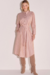 MAXI CHEMISE FEMININA LINZZI LISTRADA