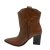 BOTA FEMININA COURO BICO FINO SALTO GROSSO MÉDIO - comprar online