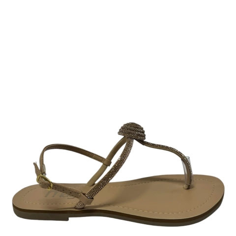 RASTEIRA FEMNININA FIO DE DEDO TIRA EM STRASS COM PRESILHA