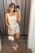 CONJUNTO FEMININO CROPPED DECOTE RETO E SHORT LISTRADO na internet