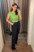 CALÇA FEMININA FLOR DE LIS ALFAIATARIA RETA COM BOLSO FACA na internet