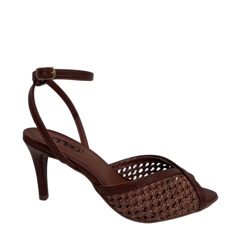 SANDÁLIA FEMININA BICO FINO TRAMADO - comprar online