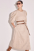 VESTIDO FEMININO LINZZI MAXI MIDI EM BLEND DE LINHO
