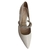 SCARPIN FEMININO COM RECORTES E TIRA EM STRASS - mag!