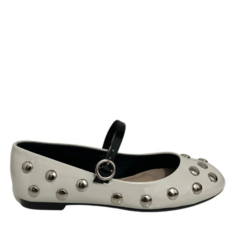 FLAT BALLET FEMININA COM TAXAS E FIVELA