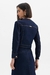 JAQUETA FEMININA FLOR DE LIS JEANS COM DETALHES - comprar online