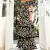 Imagem do VESTIDO FEMININO COM MANGA RENDA PRATA HOT PANT COM FENDA
