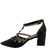 SCARPIN FEMININO SALTO GROSSO COM SPIKES NAS TIRAS - comprar online