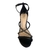 SANDÁLIA FEMININA SALTO TAÇA CALCANHAR FECHADO TIRAS STRASS - comprar online