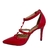 SCARPIN FEMININO COM APLICAÇÕES EM PIRÂMIDES NAS TIRAS - comprar online