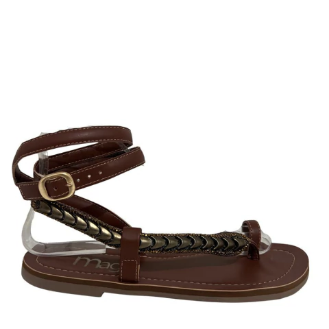 SANDÁLIA FEMININA COM DETALHE NA TIRA