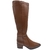 BOTA FEMININA MONTARIA CANO ALTO EM COURO BICO FINO - loja online