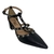 SCARPIN FEMININO SALTO GROSSO COM SPIKES NAS TIRAS na internet