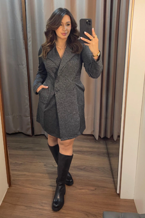 SOBRETUDO FEMININO YESKLA COM DETALHE EM BOTOES ENCAPADO