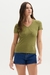 BLUSA FEMININA FLOR DE LIS JUSTA GOLA V - comprar online