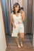SHORT FEMININO FLOR DE LIS SOLTO ALFAIATARIA COM PREGAS - loja online