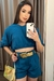BLUSA FEMININA PURA MANIA DECOTE V COM ELÁSTICO