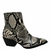 BOTA FEMININA CANO CURTO PITON COURO - comprar online