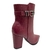 BOTA FEMININA SALTO GROSSO CANO MÉDIO COM DETALHE EM FIVELA - comprar online