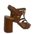 SANDÁLIA FEMININA SALTO ALTO GROSSO COM DETALHE EM ESFERA - comprar online