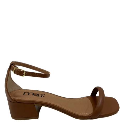 SANDÁLIA FEMININA SALTO MIDI CLÁSSICA CALCANHAR FECHADO