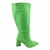 BOTA FEMININA SALTO GROSSO CANO ALTO TENDÊNCIA COLORS