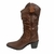 BOTA FEMININA DRAPEADA COURO COMFORT - mag!