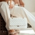 BOLSA FEMININA SHOULDER COURO MAG MÉDIA COM ALÇA EM CORRENTE