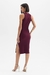 VESTIDO FEMININO FLOR DE LIS MIDI JUSTO - comprar online