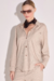 CAMISA FEMININA LINZZI BLEND DE LINHO LISTRADO COM ELASTANO - comprar online