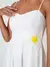 VESTIDO FEMININO SOLTO MIDI COM DETALHE BORDADO EM FLOR - comprar online