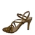 SANDÁLIA FEMININA BRONZE SALTO FINO COM DETALHES EM ESFERAS - comprar online