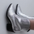 BOTA FEMININA TEXANA CANO BAIXO METALIZADA - mag!