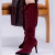 Imagem do BOTA FEMININA CANO LONGO SALTO FINO EM NUBUCK