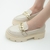 SAPATO FEMININO CHUCK SOCIAL COM DETALHE EM CORRENTE - mag!