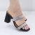 TAMANCO FEMININO DUAS TIRAS GROSSAS EM STRASS - mag!