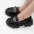 SAPATO FEMININO CHUCK SOCIAL COM DETALHE EM CORRENTE - loja online