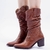 Imagem do BOTA FEMININA DRAPEADA COURO COMFORT